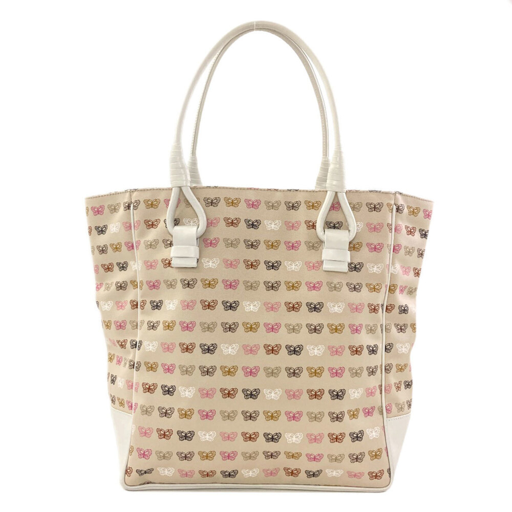 Bottega Veneta Butterfly Print Canvas Tote Bag for Women